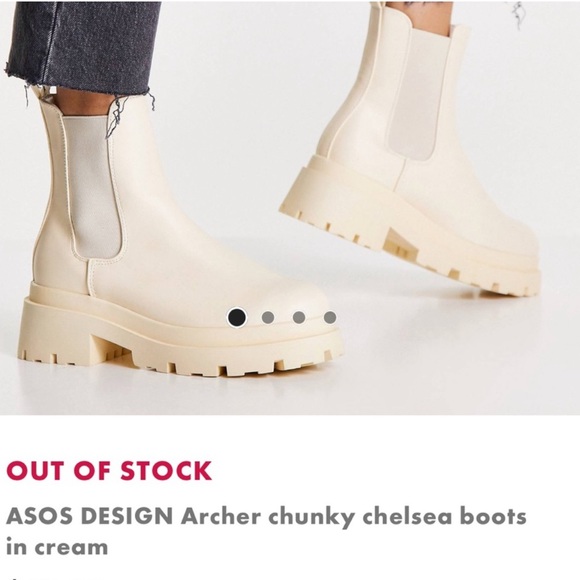 ASOS Design Archer Chunky Chelsea Boots - Picture 5 of 5